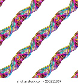  Ethnic perfect graphical ornament pattern. Geometrical texture made in vector. Unique background for invitations, cards, websites any other kind of design, birthday.