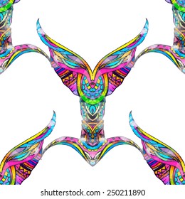  Ethnic perfect graphical ornament pattern. Geometrical texture made in vector. Unique background for invitations, cards, websites any other kind of design, birthday.