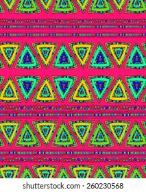 Ethnic perfect graphical ornament pattern. Geometrical texture made in vector. Unique background for invitations, cards, websites any other kind of design, birthday.