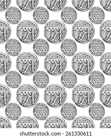  Ethnic perfect graphical ornament pattern. Geometrical texture made in vector. Unique background for invitations, cards, websites any other kind of design, birthday.