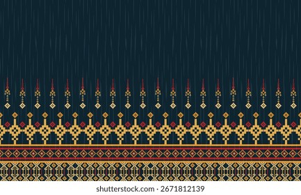 Padrões de pixel étnico, padrão de desenhos tradicionais para Saree, Patola Saree, Dupatta, Dupatta, Roupas, Batik, Malha, Bordado, fundo ou papel de parede

