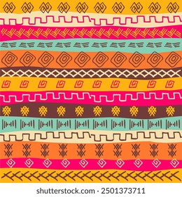 Ethnic print background wallapaper texture ornament bohemian exotic africa style 