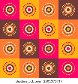 Ethnic print background wallapaper texture ornament bohemian exotic africa style 