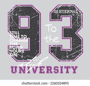 ethnic print pattern consisting of texts and numbers suitable for textiles gray background