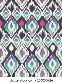 ethnic print vector pattern background