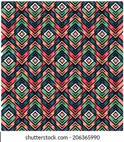 ethnic print vector pattern background