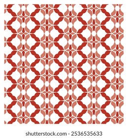 Ethnic red and black abstract pattern with cultural and geometric elements.