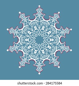 Ethnic round ornament