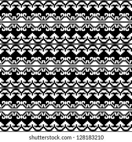 ethnic seamless background. textures in black and white colors. abstract ornament.vector illustration pattern