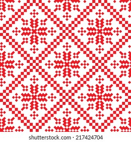 ethnic seamless background. textures in red and white colors. vector illustration file editable, scalable and easy color change. can use it for packaging, textile design, scrapbooking 