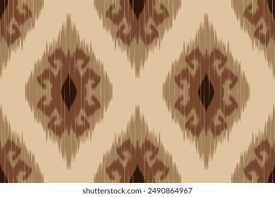 Ethnic seamless diamond patterns in Mexican ikat, tribal, indigenous and Aztec geometric patterns for graphic art, carpet design, wallpaper, wrapping and clothing