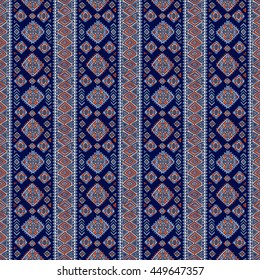  Ethnic seamless geometric pattern, traditional tribal motifs in folk style, texture, background.