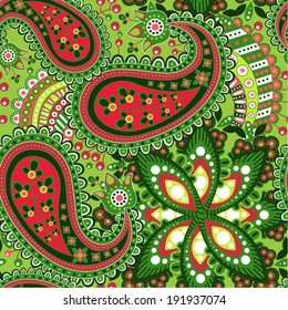 Ethnic seamless pattern