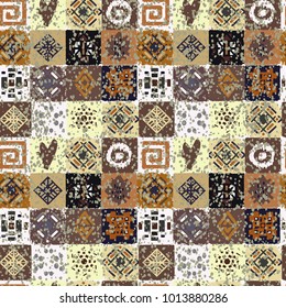 Ethnic seamless pattern. Abstract background texture