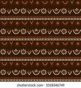 Ethnic seamless pattern. Abstract geometric background texture. Wallpaper