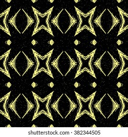 Ethnic seamless pattern. Abstract geometric background.