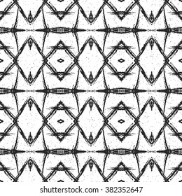 Ethnic seamless pattern. Abstract geometric background.
