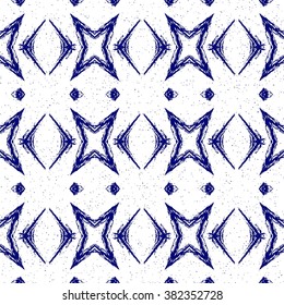 Ethnic seamless pattern. Abstract geometric background.