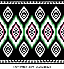diseño de patrones textiles indios africanos sin costura para tela algodón de tela cortina de seda ilustración vectorial de camiseta vectorial