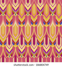 Ethnic seamless pattern, aztec style