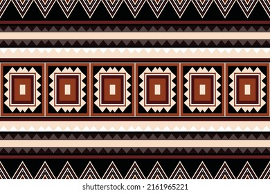 Ethnisches Nahtloses Muster Aztekentribal-Stoffdruck, Innendekoration, Tapete, Traditionelles Design für Papier-Umverpackung Teppichboden Textur-Hintergrund Industrie