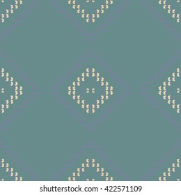 ethnic seamless pattern background in different colors, vector illustration