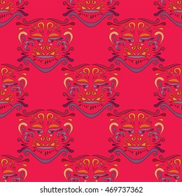 Ethnic seamless pattern. Beauty ornament in boho style. Perfect for wall, print, poster.