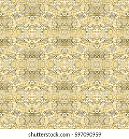 Ethnic seamless pattern. Boho repeating ornament. Background. African, tribal print.Fabric, Cloth Design, Wallpaper, Wrapping. Vector Colorful Pattern.