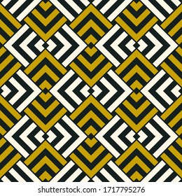  Motif ethnique harmonieux. Chevrons, courbes, angles, chèques, carrés, carreaux, losanges, carreaux, carreaux, carreaux, ornements de diamants. Fond d'écran populaire. Ethnique en orné. Motif tribal. Mosaïque ethnique. Image vectorielle, impression textile