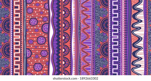 Ethnic seamless pattern. Colorful indian, Native american design, Navajo. Mexican motif, Aztec batik motifs ornament, vector illustration ready for print.