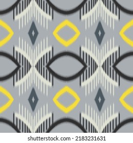 Patrón étnico sin costuras, bordado cruzado, ikat, arte de línea, diamante, fondo étnico tribal con elementos geométricos.