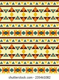 ethnic seamless pattern design. vector illustration