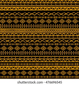 Ethnic seamless pattern. Ethnicity old background texture. Boho  motif. Geometric ornament.  Carpet