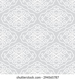 Ethnic seamless pattern of figured elements. Traditional ornament. Vector endless background for textile, wallpaper, wrapping or web pages.