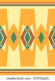 ethnic seamless pattern geometric design. sweater style. vector illustraton background