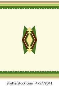 ethnic seamless pattern geometric design. vector illustration background