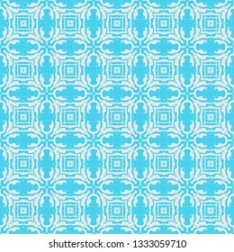 Ethnic seamless pattern. Geometric folklore design. Oriental motif. Ink printed ornament. Vector traditional pattern. 