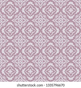 Ethnic seamless pattern. Geometric folklore design. Oriental motif. Ink printed ornament. Vector traditional pattern. 