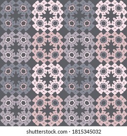 Ethnic seamless pattern of geometric shapes. Seamless pattern. Can be used for social media, posters, email, print, ads designs.