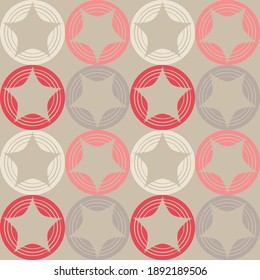 Ethnic seamless pattern of geometric shapes. Scribbles. Can be used for social media, posters, email, print, ads designs.