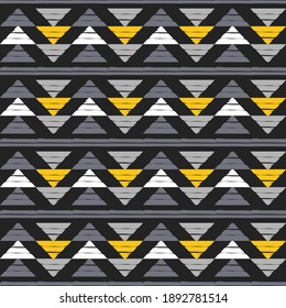 Ethnic seamless pattern of geometric shapes. Scribbles. Can be used for social media, posters, email, print, ads designs.