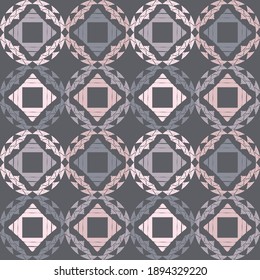 Ethnic seamless pattern of geometric shapes. Polka dots. Scribbles. Can be used for social media, posters, email, print, ads designs.