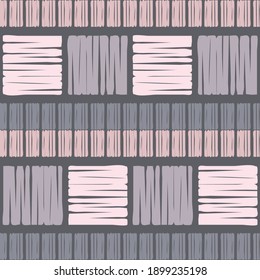 Ethnic seamless pattern of geometric shapes. Scribbles. Can be used for social media, posters, email, print, ads designs.