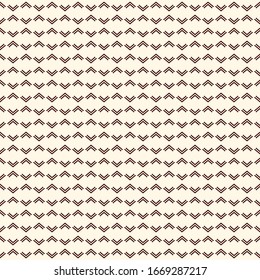 Ethnic seamless pattern. Geometric surface print. Repeated chevrons, zigzag lines, diamonds motif background. Tribal, native americans ornamental wallpaper. Boho chic vector digital paper