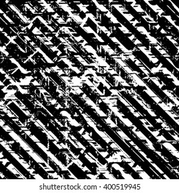 Ethnic Seamless Pattern. Grunge repeat texture for your design. Black Hipster Texture.