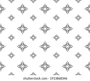 Ethnic seamless pattern for home decor design ideas. ethnic, Indian, Aztec, fabric, geometric, boho chevron wallpaper. Ikat pillow textile decoration. White and black vector illustrations.