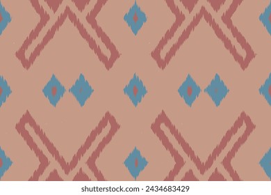 Ethnic Seamless pattern Ikat geometric Indian style.Tribal ethnic vector texture. seamless striped pattern in Aztec style.Indian,Gypsy,African rug. Bohemian.