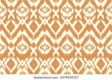 Ethnic Seamless Pattern Ikat geometric Indian style.Tribal ethnic texture. seamless striped pattern in Aztec style.Indian, Gypsy, and African rug. Bohemian.