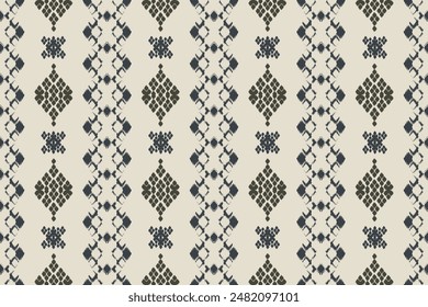 Patrón sin costuras étnico estilo indio geométrico Ikat. Textura étnica tribal. patrón de rayas sin costuras en estilo azteca. Alfombra india, gitana y africana. Bohemio.