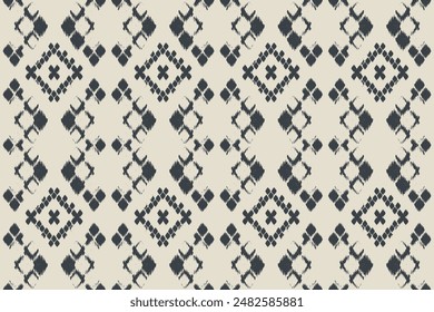 Ethnic Seamless Pattern Ikat geometric Indian style.Tribal ethnic texture. seamless striped pattern in Aztec style.Indian, Gypsy, and African rug. Bohemian.